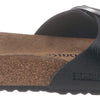 Birkenstock Madrid Big Buckle Mules/Clogs Women Black/Matt Mules Shoes, Licorice, 10/10.5