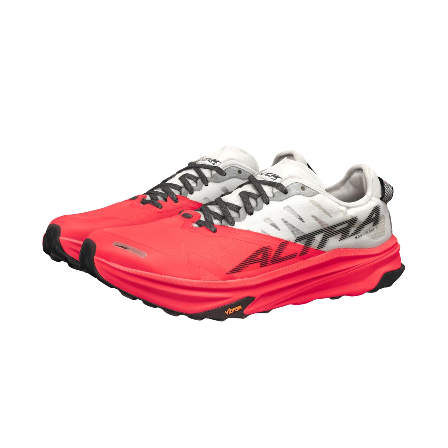 ALTRA Men's Mont Blanc Carbon Trail Running Shoe, White/Coral, 10.5