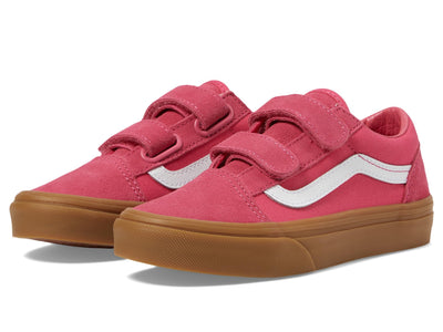 Vans Old Skool V (Little Kid) Sneaker, Gum Pink, 13 US Unisex