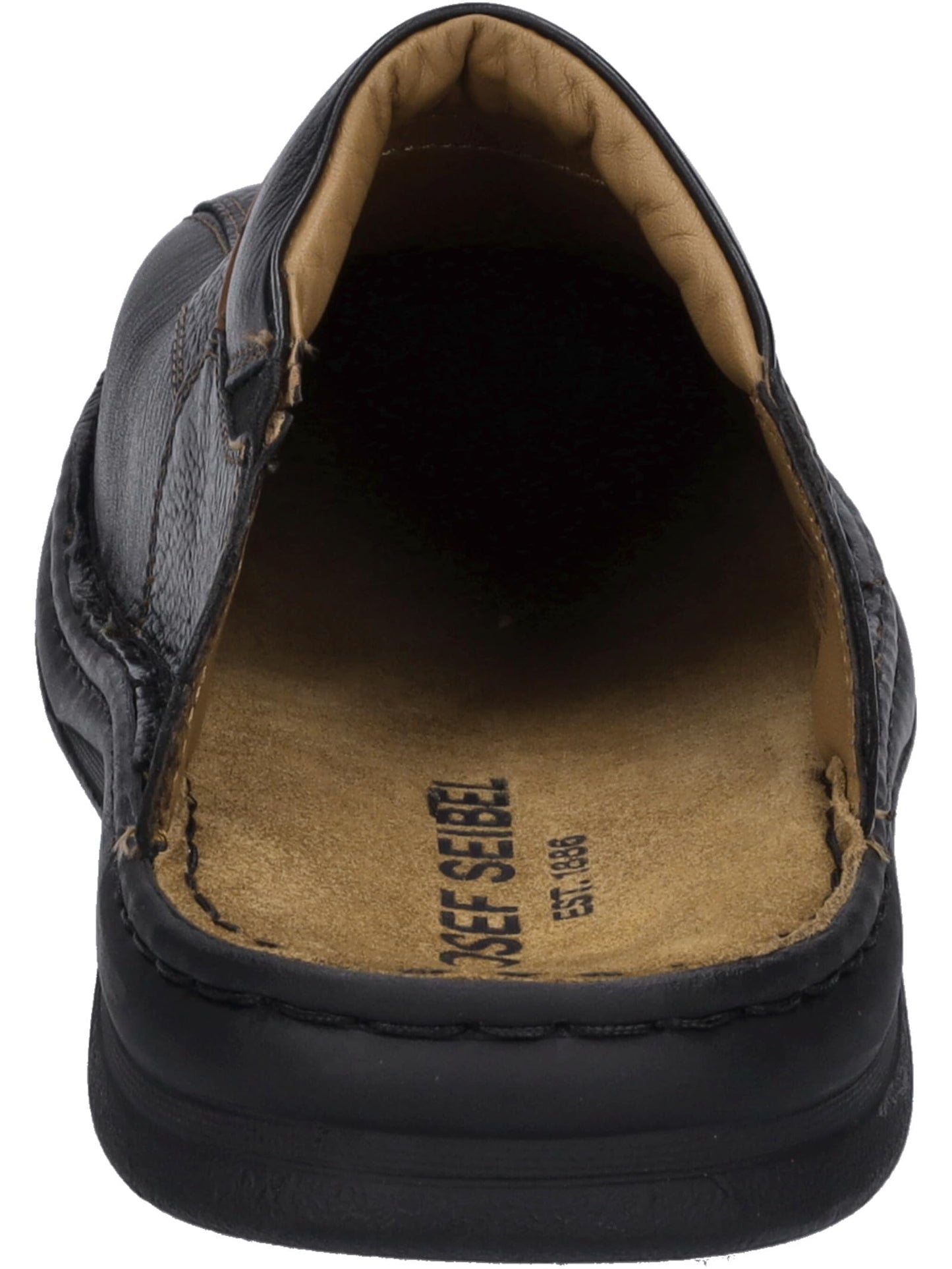 Josef Seibel Men's Klaus Leather Mule, Black Black Cognac 26611, 42