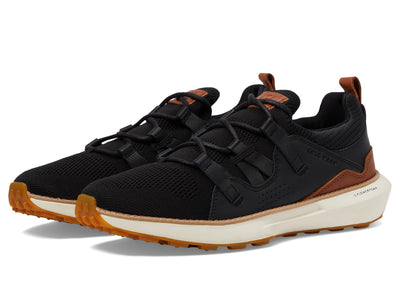 Cole Haan Men's Grand Motion Woven Stitch 2, Black/British Tan/Ivory, 10.5-W US