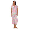 Lauren Ralph Lauren Women's Capri PJ Set Multi Floral Extra Large