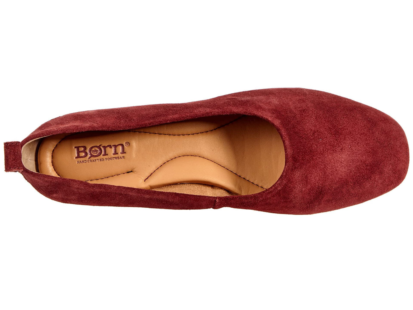 BORN Beca Dark Red Suede 11 M (B)