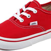 Vans Kids Unisex Authentic Shoes, Size 7, Color (RED) RED