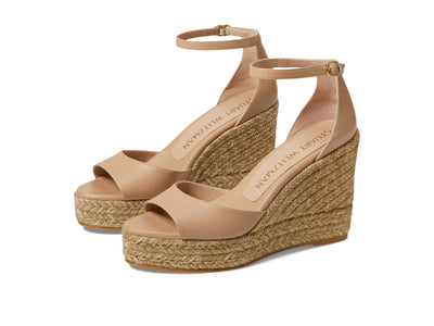 Stuart Weitzman Nudistcurve Espadrille Wedge Adobe 1 6 B
