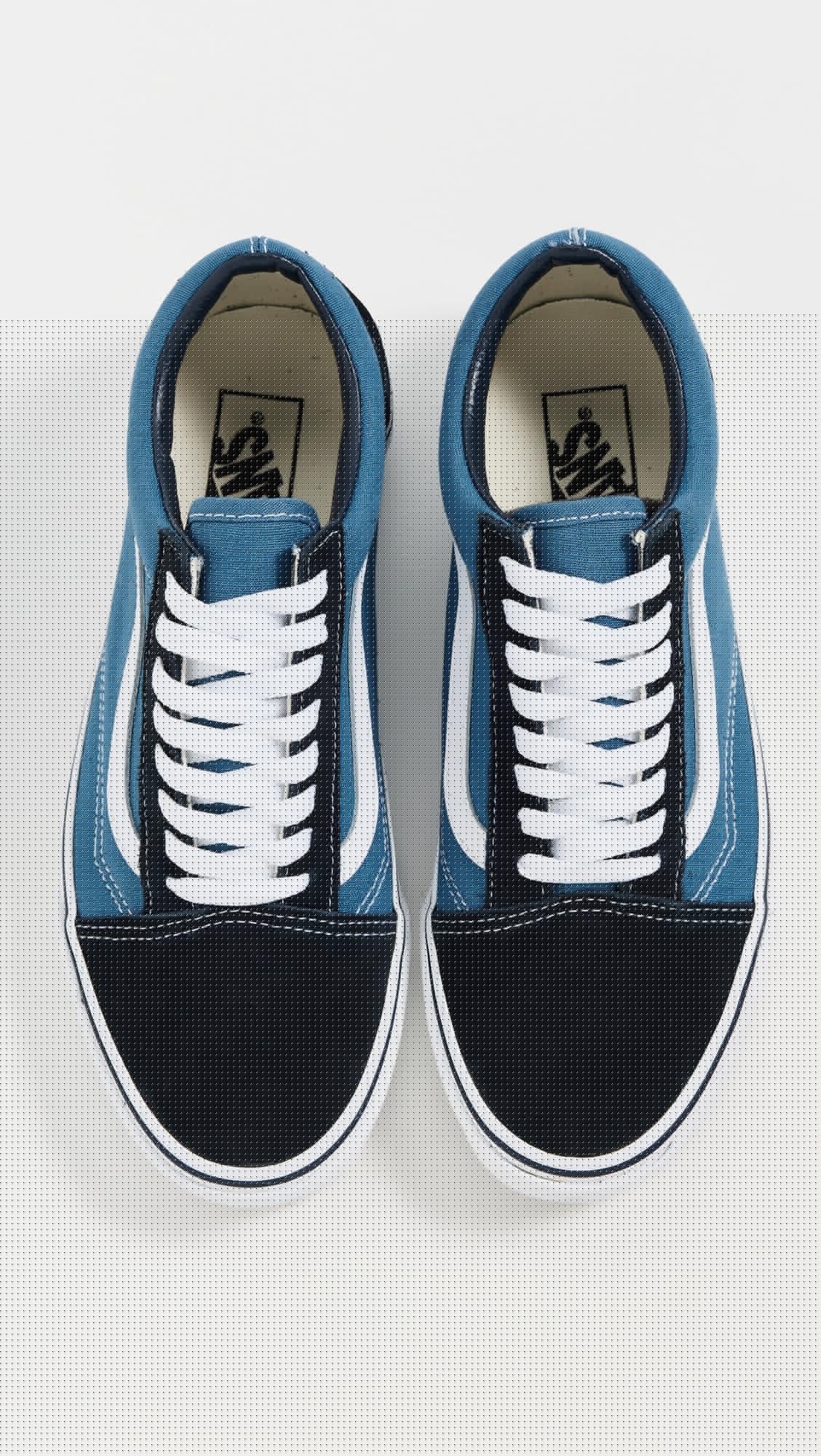 Vans U Old Skool Unisex Sneakers, Navy, 17 US Women/15 US Men