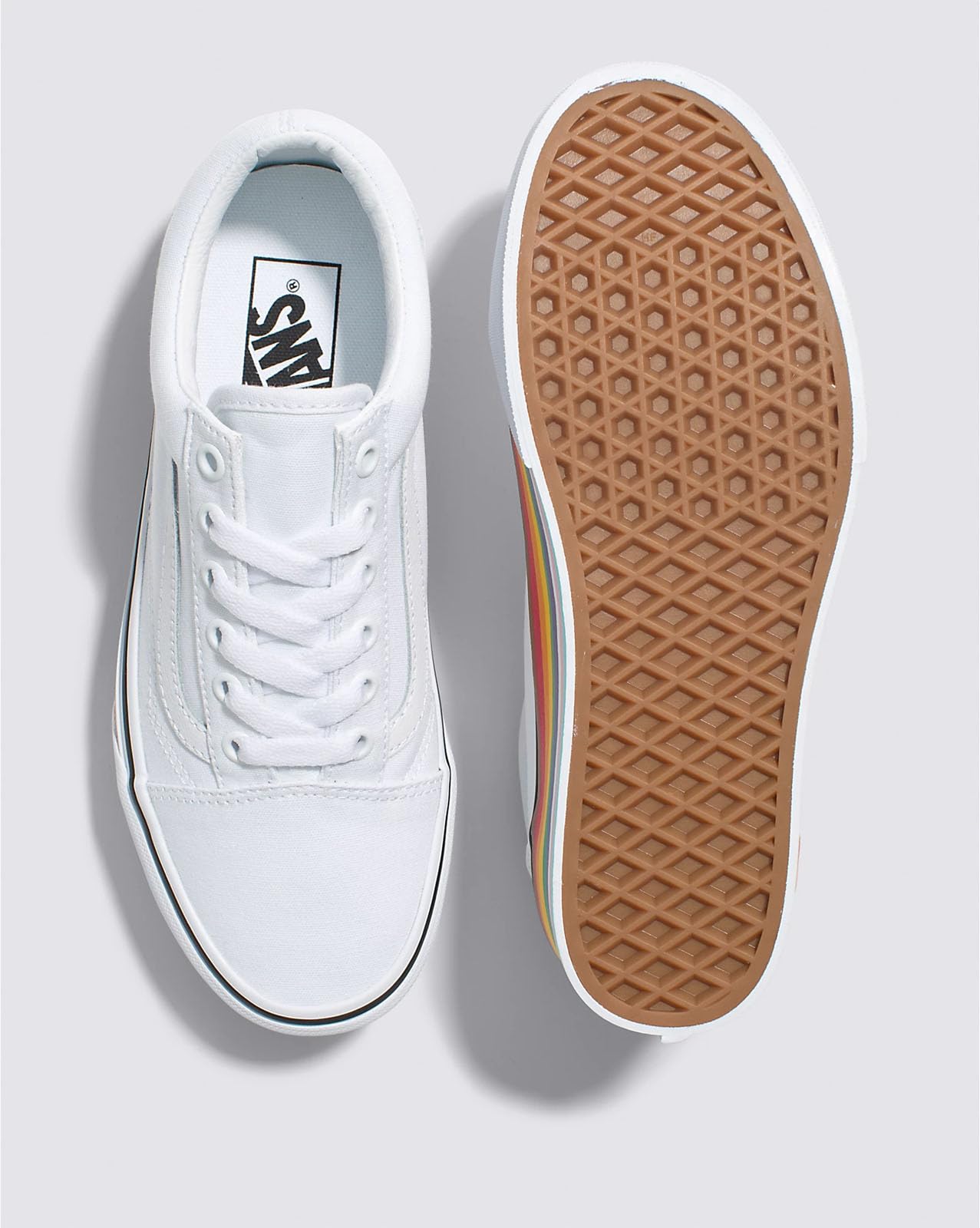 Vans - Unisex Old Skool Stackform Shoes, Color Rainbow, Size: 6.5 M US Mens / 8 M US Womens