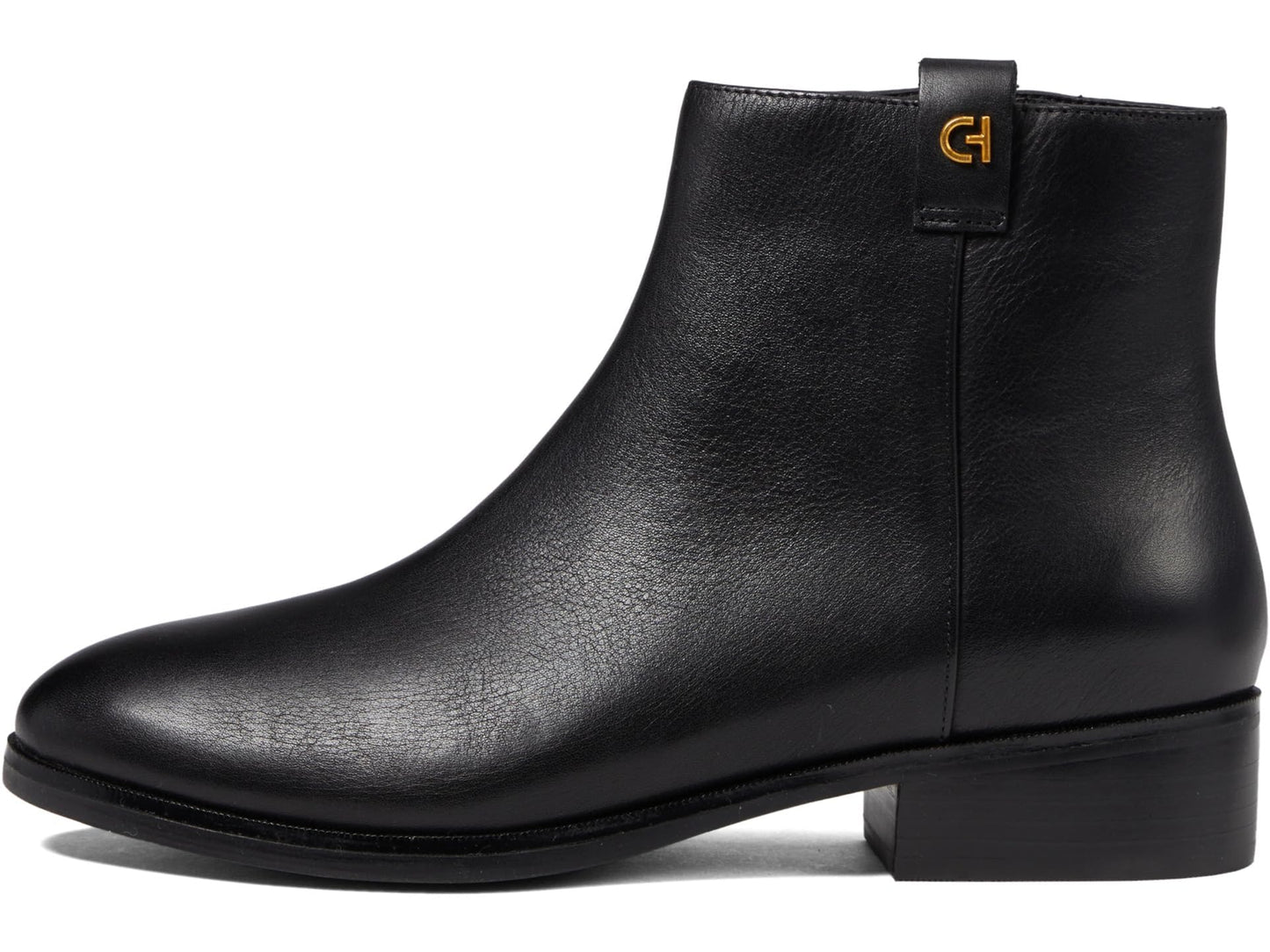 Cole Haan Womens Leigh Bootie, Black Leather, 6-B Us