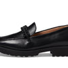 Cole Haan Womens Greta Loafers, Black Leather, 10 Medium