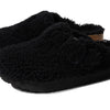 Birkenstock Women's Boston Big Buckle Teddy by Papillio, Black, 10 Medium US