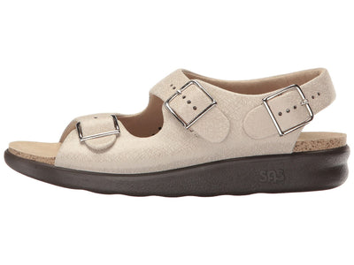 SAS Relaxed Comfort Sandal Web Linen 10.5 W - Wide (C)