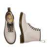 Dr. Martens 1460 Unisex Boots - Leather Upper - Lace-up Closure - Unlined - Pull-tab on Back - Round Toe Vintage Taupe UK 6 (US Men's 7, US Women's 8) Medium