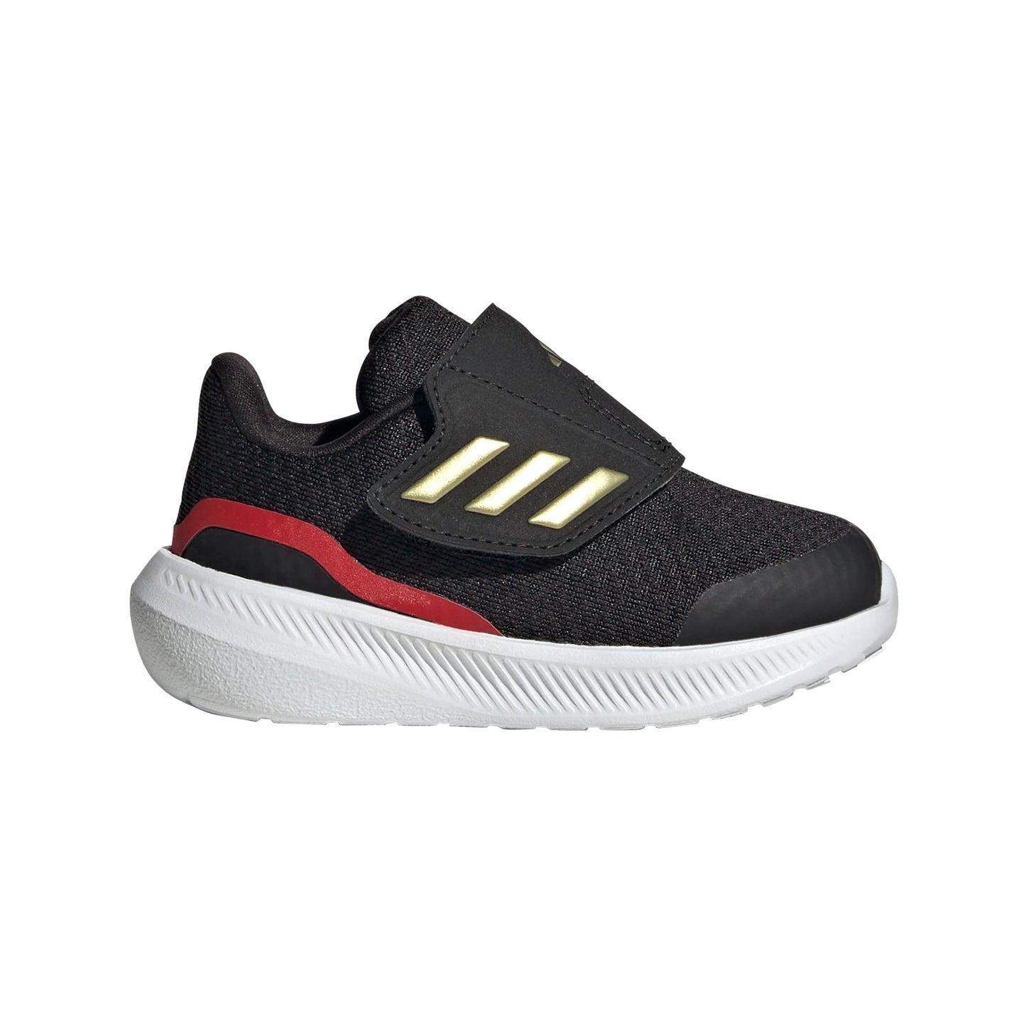 adidas RunFalcon 3.0 AC (Toddler) Core Black/Gold Metallic/Better Scarlet 5 Toddler M