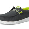 HEYDUDE Boys Wally Sport Grid (Little Kid/Big Kid) Smoke Grey 5 Medium
