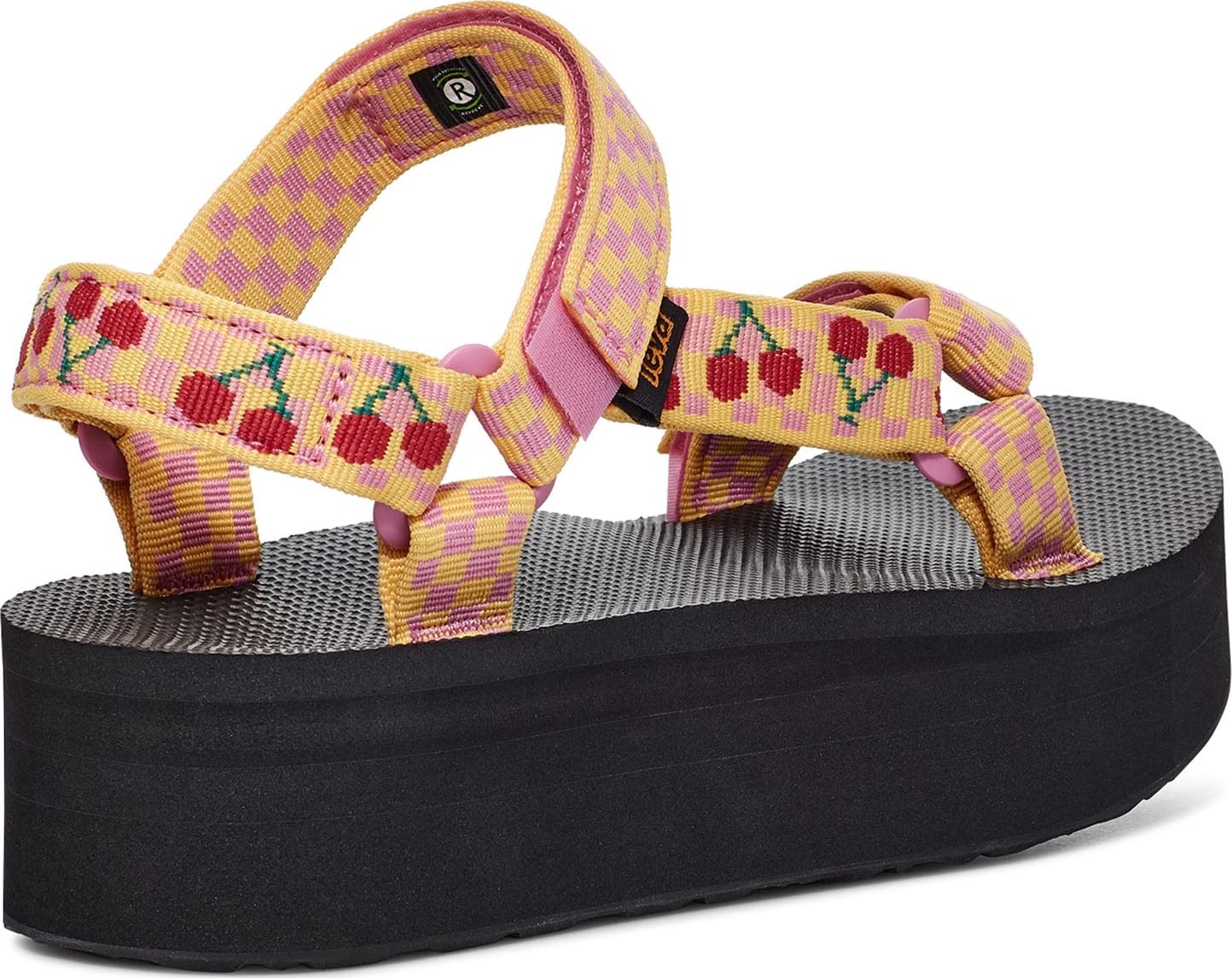 Teva Women's Flatform Universal Sandal, Picnic Cherries Rosebloom, 7