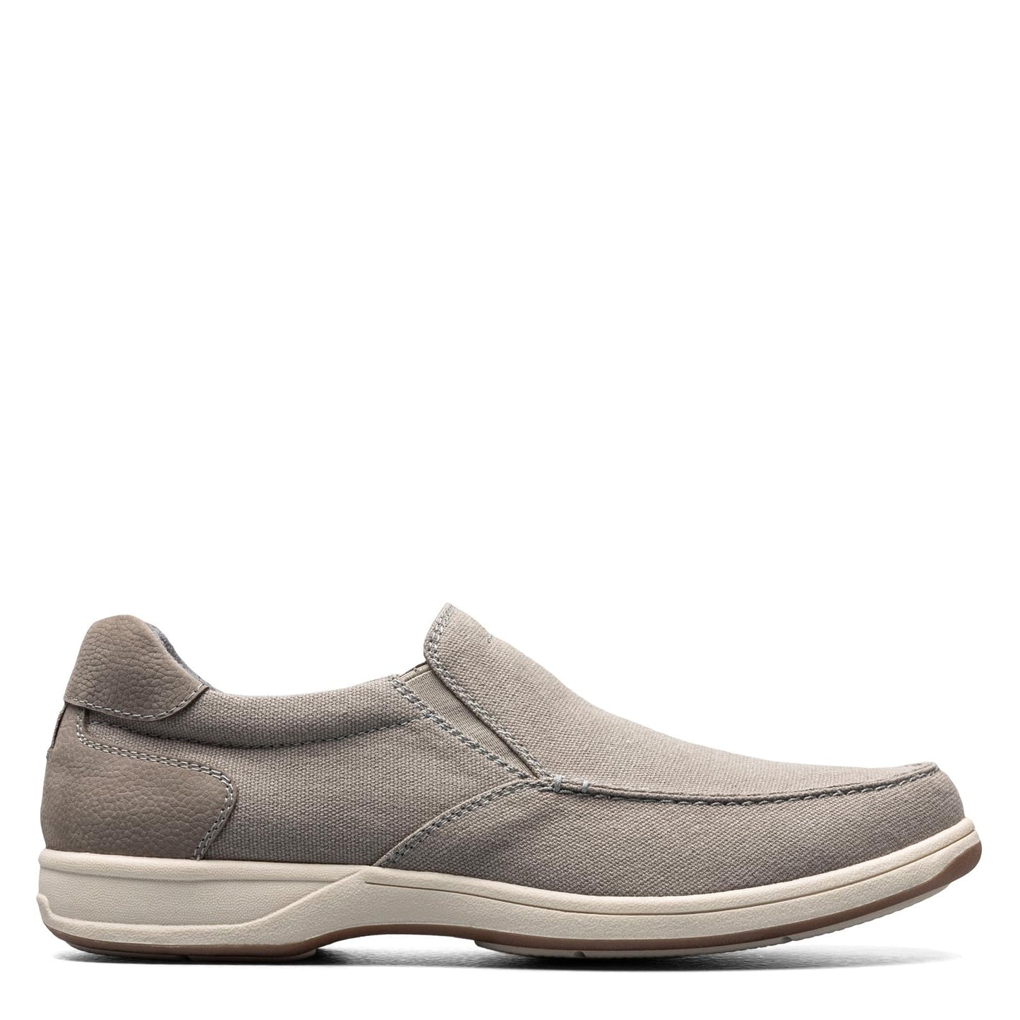 Florsheim Lakeside Canvas Moc Toe Slip On Men's Slip On, 13 2E US, Grey