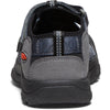 KEEN Unisex-Child Newport H2 Closed Toe Water Sandals,Steel Grey/Black,6 Big Kid