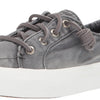 Sperry Women's Crest Vibe Platform Canvas Sneaker, Grey, 6.5 M US