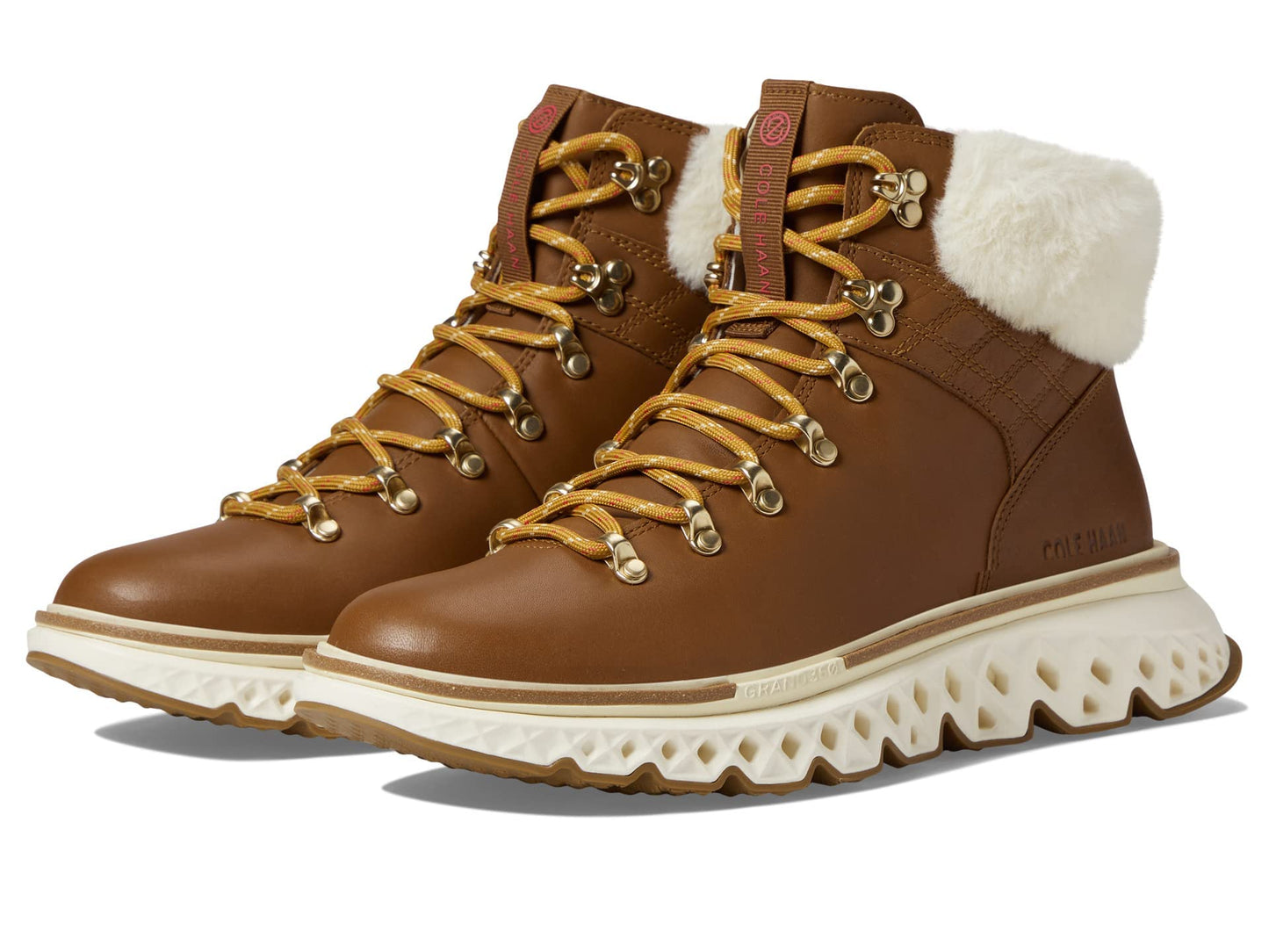 Cole Haan 5.Zerogrand Explore Hiker Waterproof New Caramel 6 B (M)