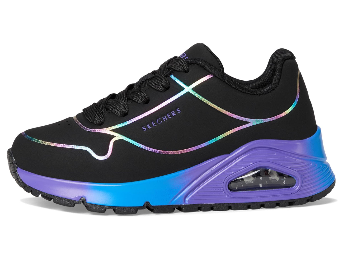 Skechers Women's Uno Gen1 310311L (Little Kid/Big Kid) Black/Multi 1 Medium
