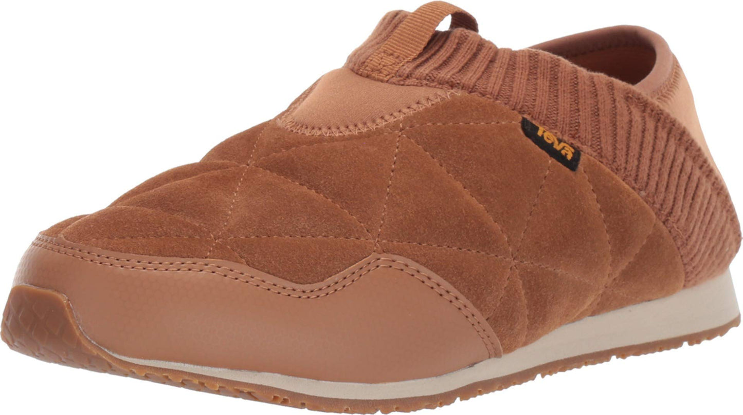 Teva Women's Ember Moc Shearling Shoes Slipper, Pecan, 9