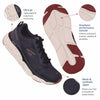 Skechers Max Cushioning Elite - Limitless Intensity Navy/Red 10 D (M)