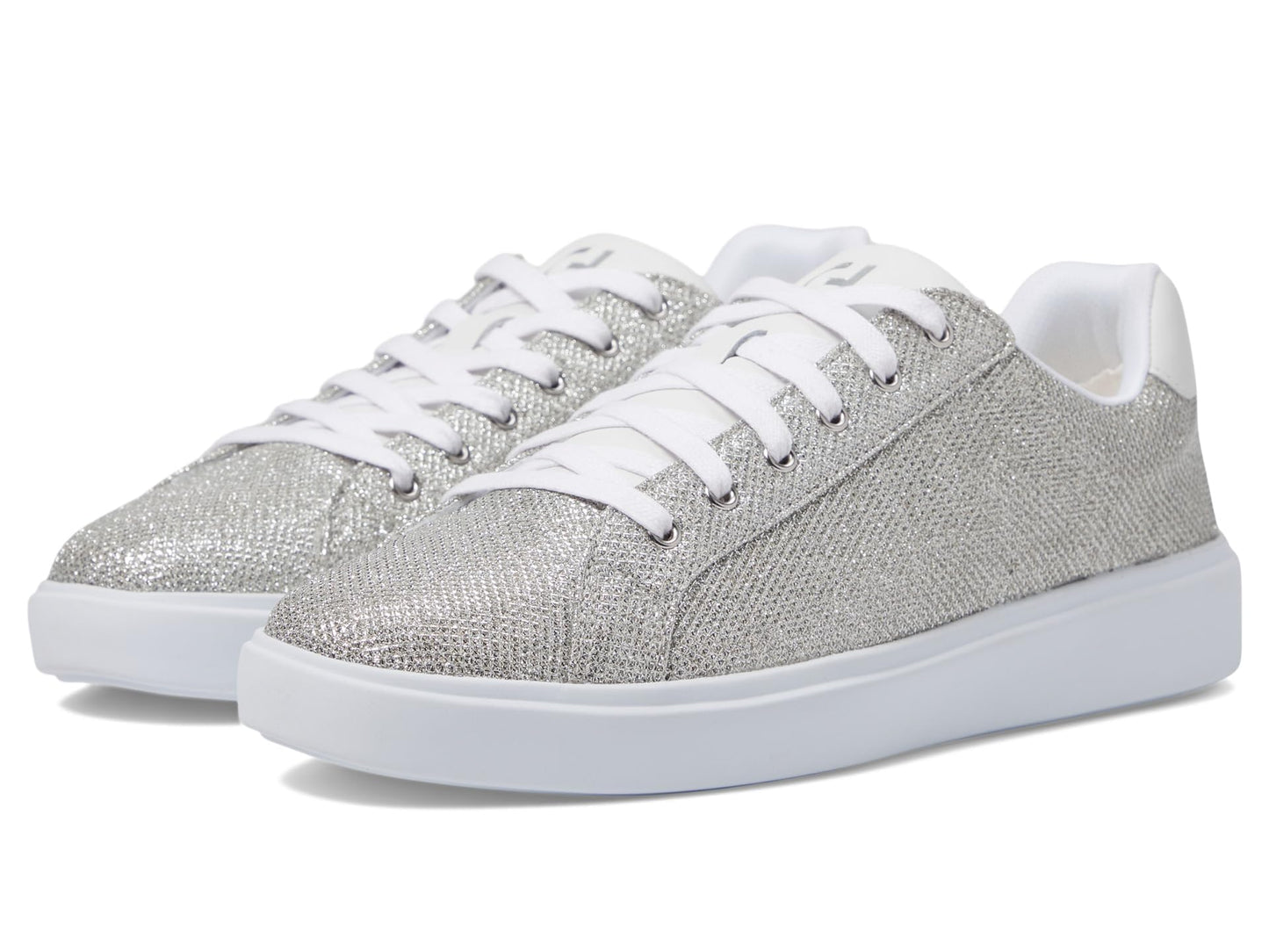 Cole Haan Women's Grand Crosscourt Daily Sneaker, Silver Glitter MES, 8