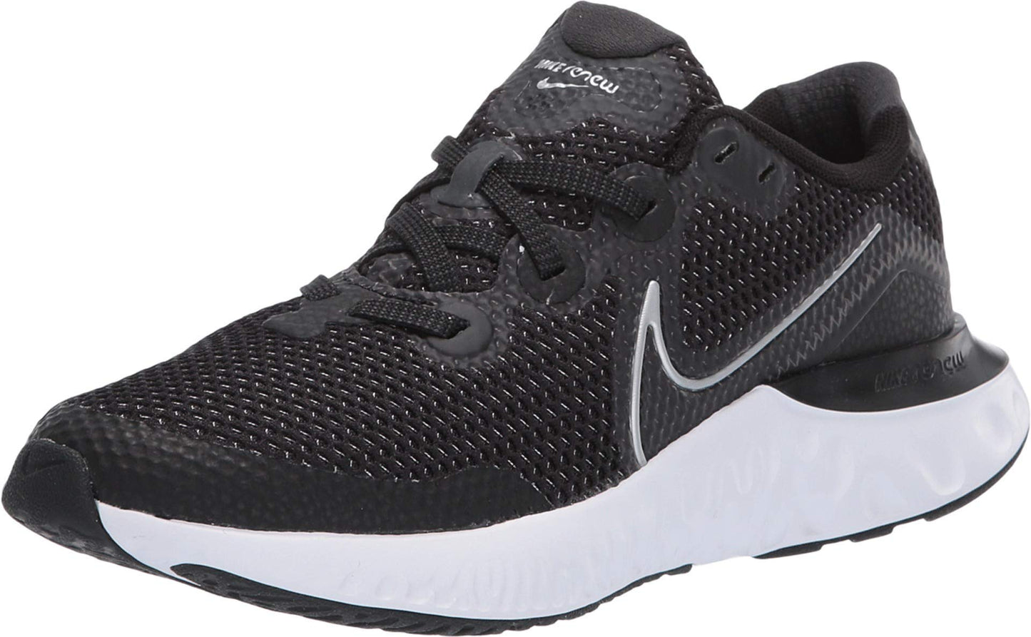 Nike Renew Run (gs) Big Kids Running Casual Shoes Ct1430-091 Size 6 Black/White