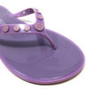 Tory Burch Women's Studded Jelly Thongs Sandals Flats (Lilac, us_footwear_size_system, adult, women, numeric, medium, numeric_7)