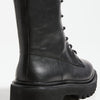 Madewell Women's The Rayna Lace-Up Boots, True Black, 7.5 Medium US