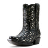 ARIAT Women's Valentina Western Boot, Black Jasper/Platinum, 7