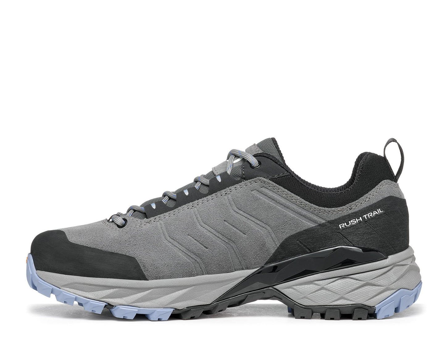 SCARPA Women's Rush Trail GTX Waterproof Gore-Tex Lightweight Hiking Shoes - Smoke/Provence - 7-7.5