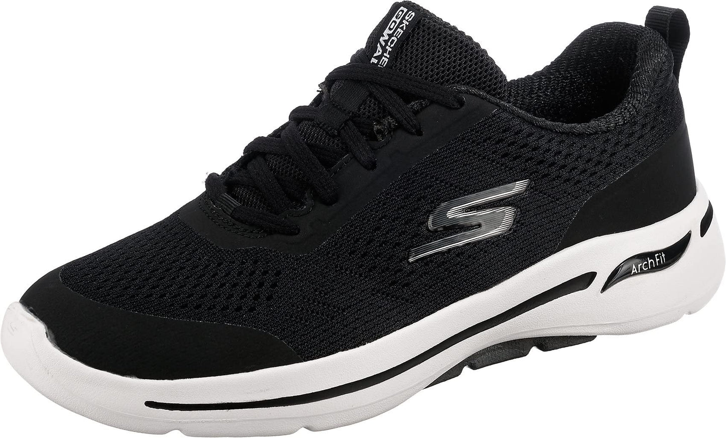 Skechers Performance Go Walk ArchfitMotion Breeze Womens Walking 9 BM US Blackwhite