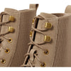 COLE HAAN WOMENS CAMEA WP COMBAT BOOT II, DARK LATTE WATERPROOF SUEDE, 10 C US