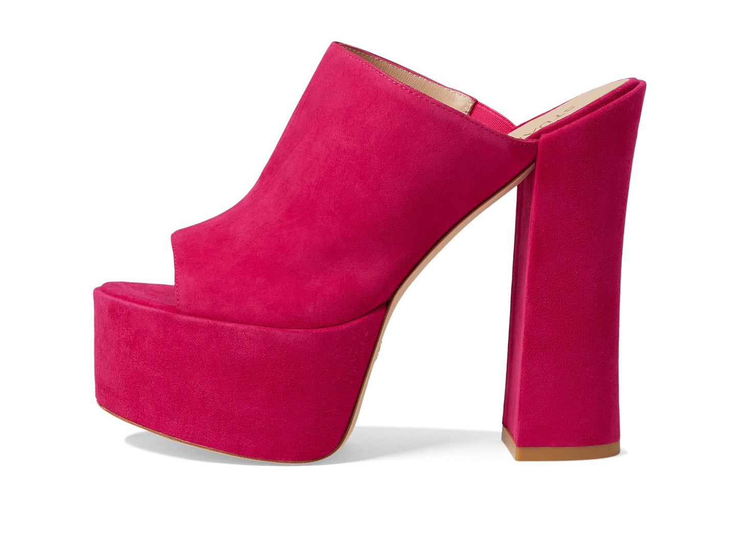 Stuart Weitzman Skyhigh 145 Platform Slide Azalea 9.5 B