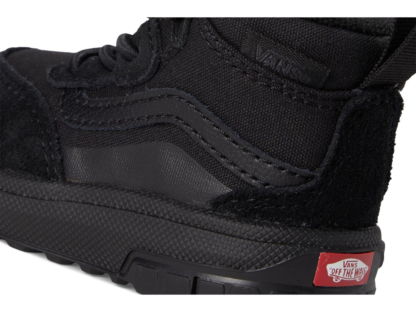 Vans Kids MTE Mini Crest (Infant/Toddler) Sneaker, Black/Black, 10 US Unisex