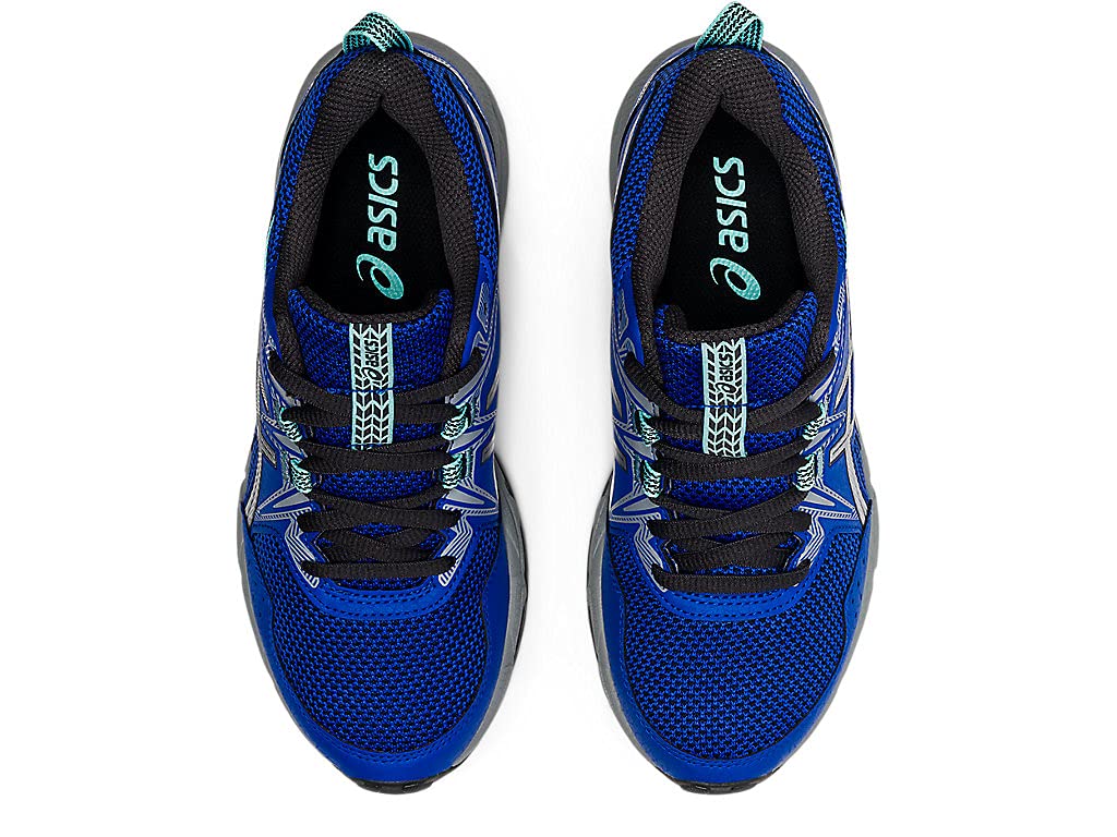 ASICS Kid's Gel-Venture 8 Grade School Running Shoes, 1, Lapis Lazuli Blue/Pure Silver