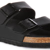 Birkenstock Men's Arizona Triples Black, Birko Flor Slippers, Triples Black, 7.5