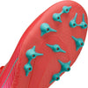 Nike Jr. Mercurial Superfly 10 Academy Little/Big Kids' AG High-Top Soccer Cleats (FQ8308-800, Ember Glow/Aurora Green) Size 2