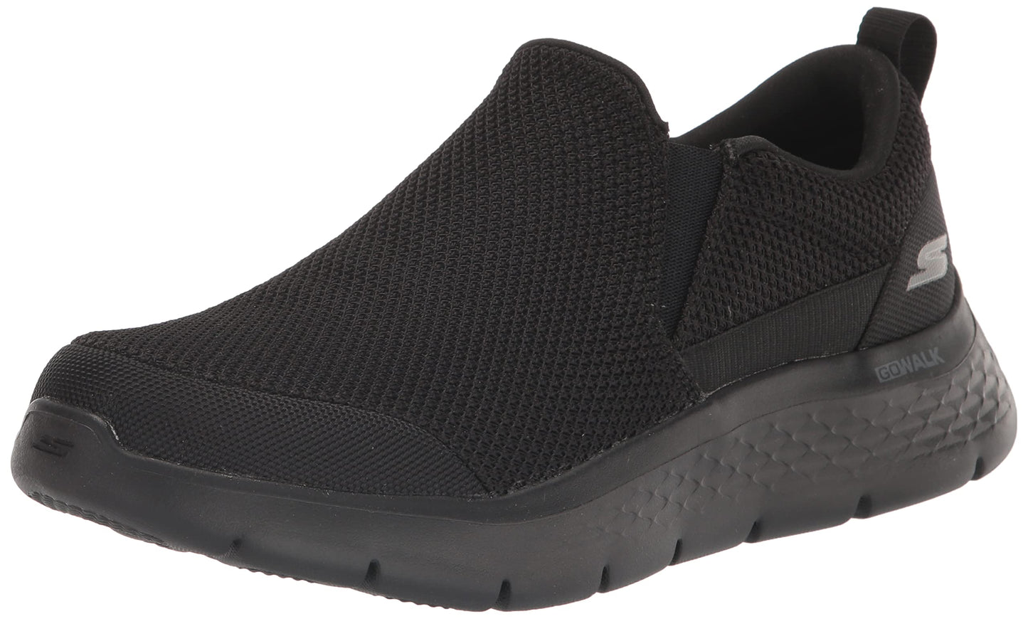 Skechers Men's Gowalk Flex - Athletic Slip-on Casual Loafer Walking Shoes with Air Cooled Foam, Black, 11 X-Wide