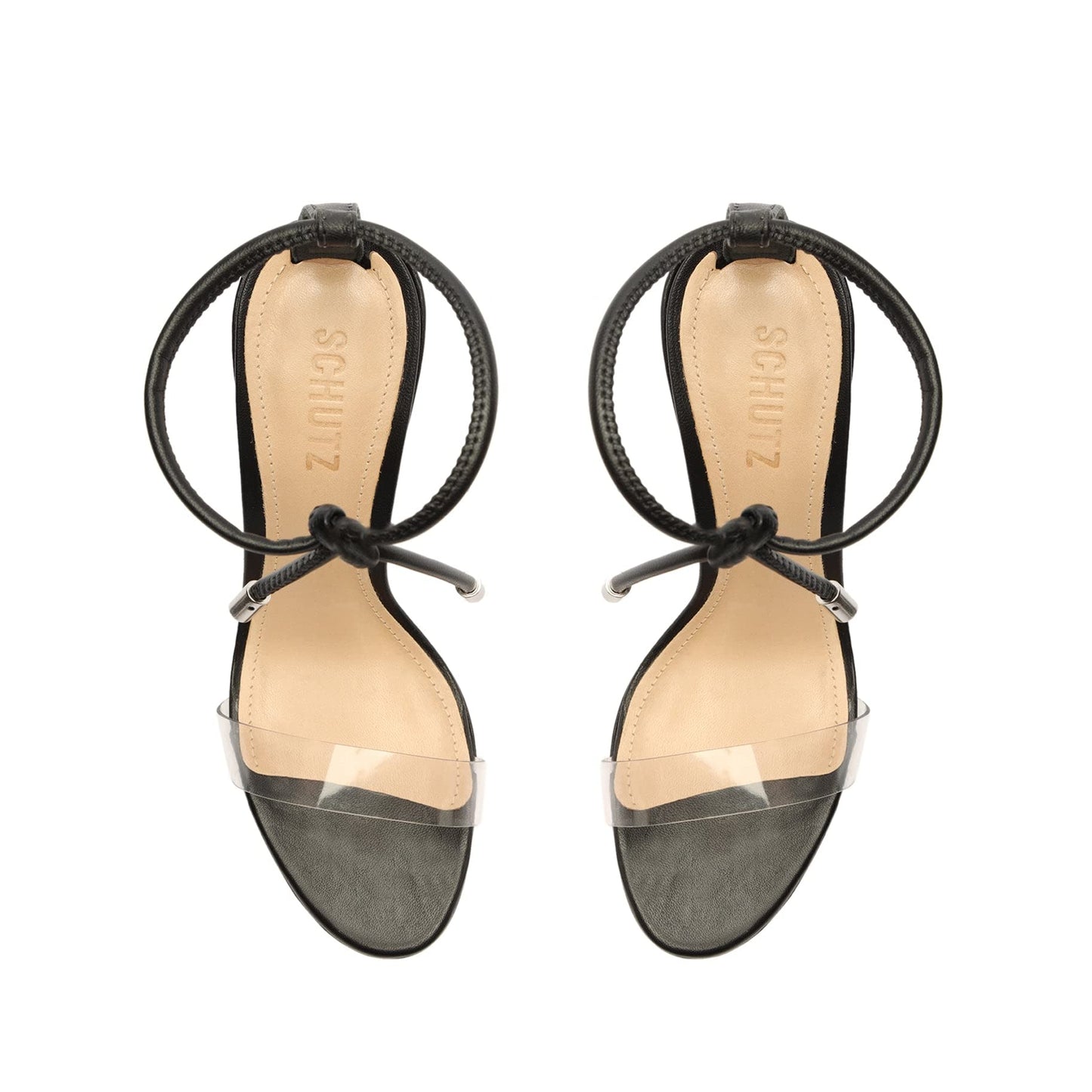 SCHUTZ Jessie Black/Transparente 8.5 M