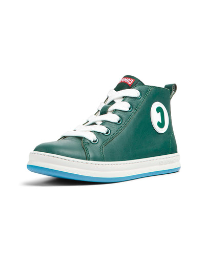 Camper, Runner Four, Kids - Sneaker-Bootie, Dark Green, 2