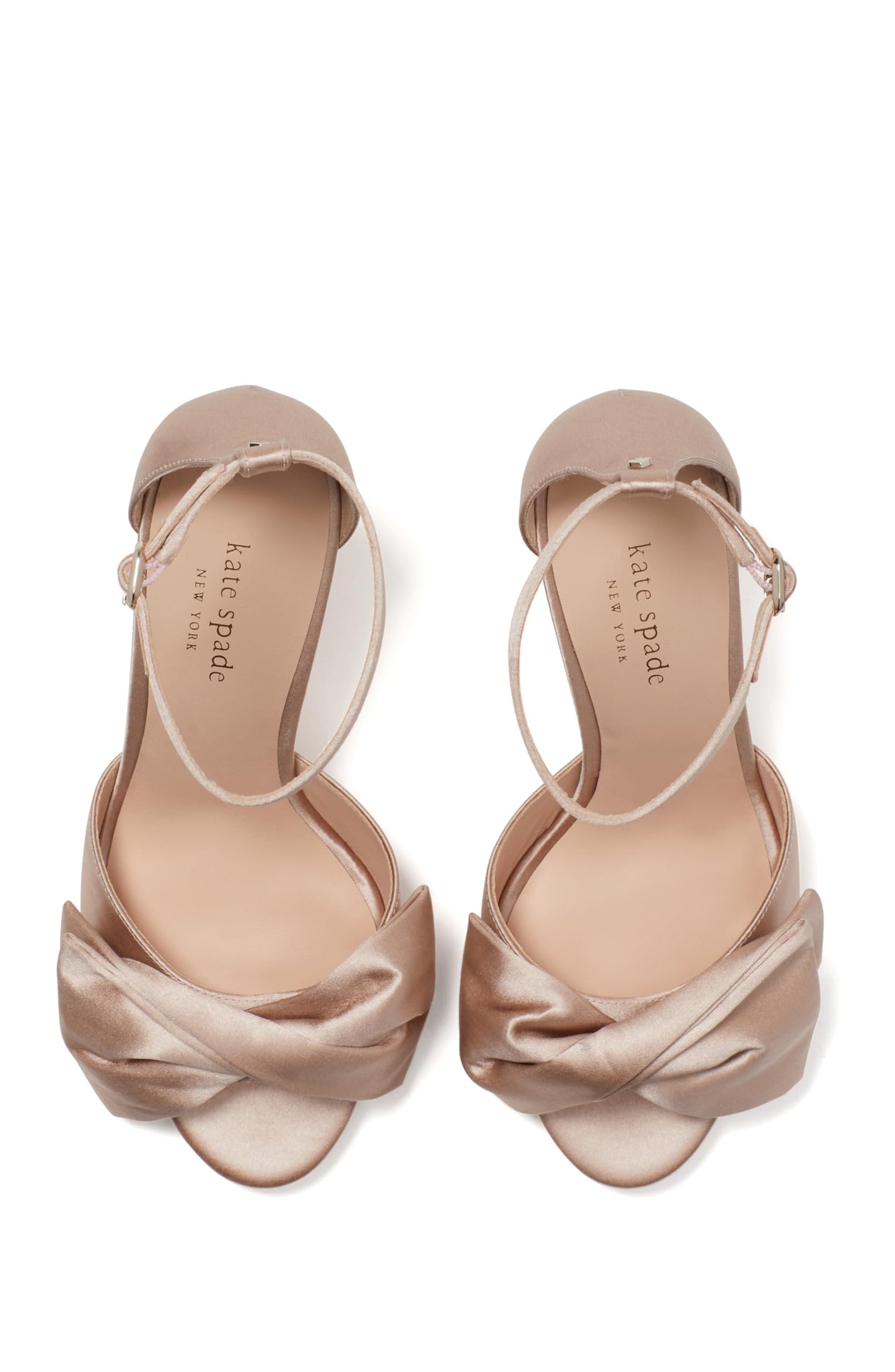 kate spade new york Women's Bridal Bow Pump Sandal, Pale Vellum, 8.5