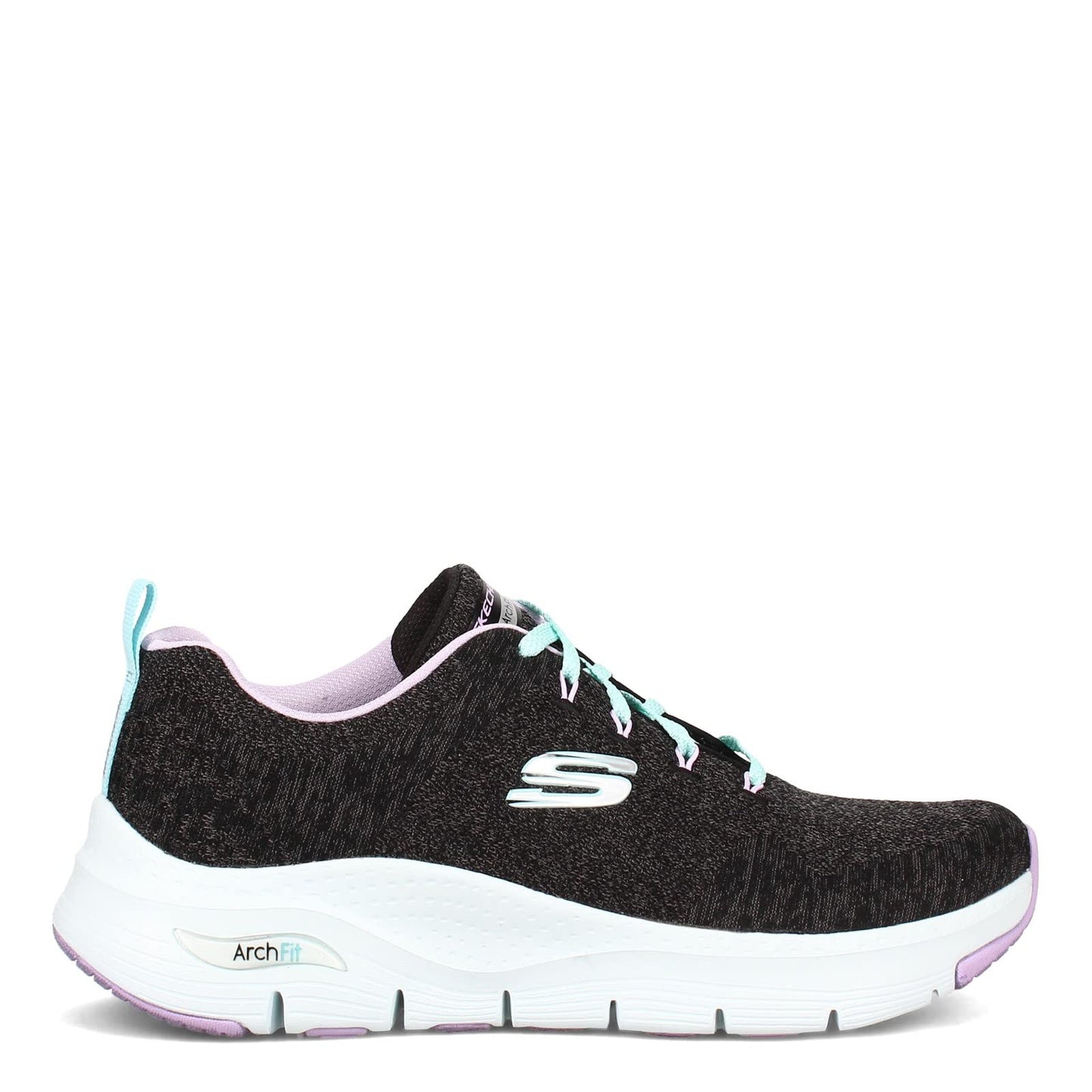 Skechers Sport Arch FitComfy Wave Womens Sneaker 10 CD US BlackLavender