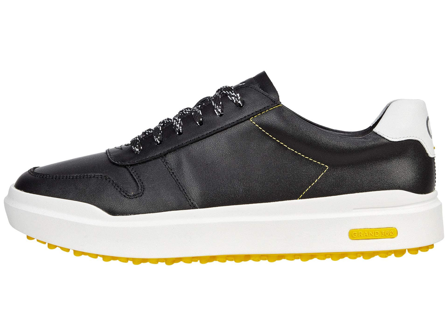 Cole Haan Women's Grandpro Rally Golf Waterproof Caviar Black Leather 11 B - Medium
