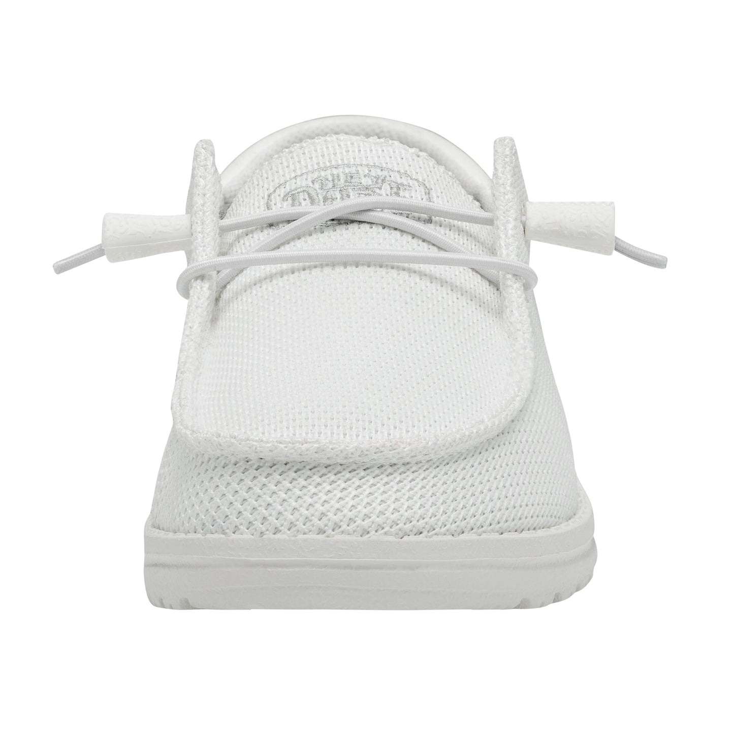 HEYDUDE Women's Wendy Funk Mono, White Size 5 | Lightweight Slip On with Cushioned Comfort and Easy On Design