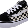 Vans Kids Old Skool, Primary Check Blk Wht, Size 12.5 Little Kid