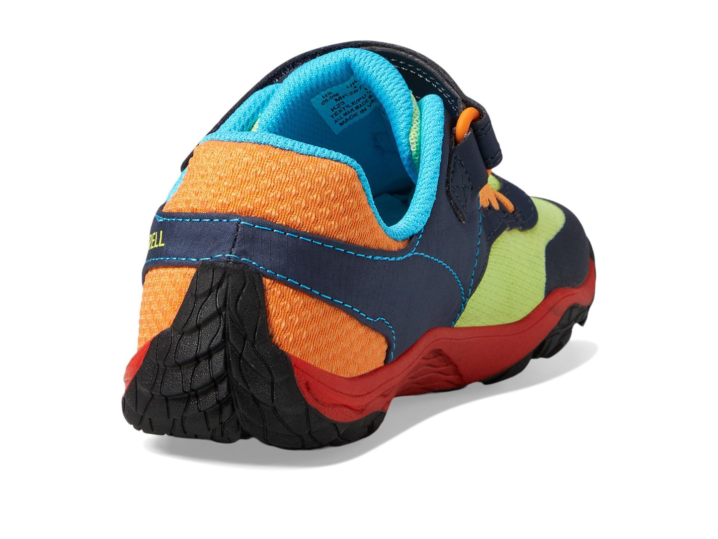 Merrell Unisex Kids Trail Glove 7 A/C (Toddler/Little Kid/Big Kid) Navy Multi 5 Big Kid Medium