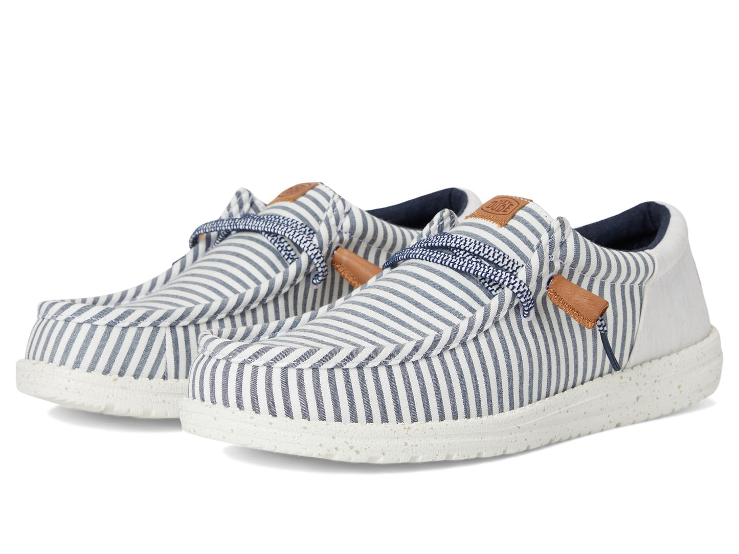 HEYDUDE Men's Wally Funk Nu Prep Princess Blue/Wood Ash 11 Medium