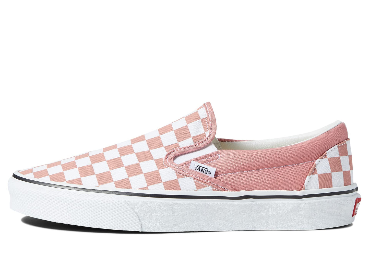 Vans Classic Slip-On™ (Checkerboard) Rosette/True White Men's 3.5, Women's 5 Medium